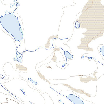Qirniqtuarjuit Lakes (045N15 Toporama)