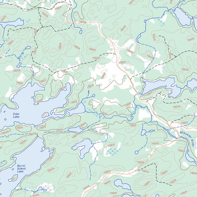 Bedivere Lake, ON (052B15 Toporama)