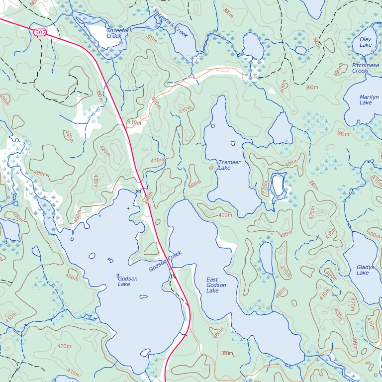 Wabigoon, ON (052F10 Toporama) Map by Natural Resources Canada | Avenza ...