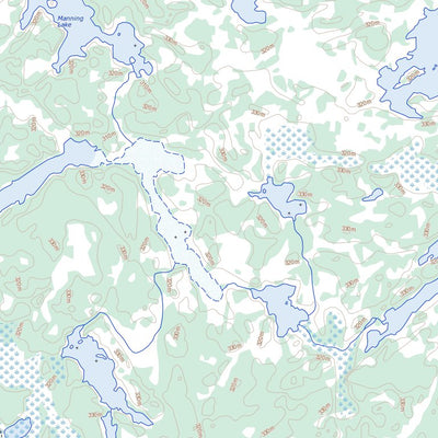 Dogskin Lake, MB (052M11 Toporama)