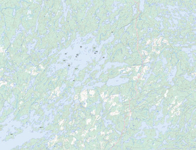 Upper Manitou Lake, ON (052F07 Toporama)
