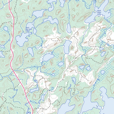 Upper Manitou Lake, ON (052F07 Toporama)