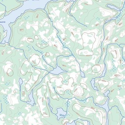 Hewitt Lake, ON (053C07 Toporama)