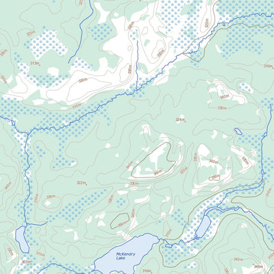 Marugg Lake, ON (053C15 Toporama)