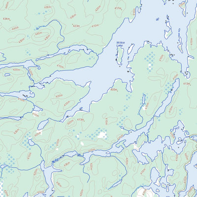 Wilkie Lake, ON (052J08 Toporama)
