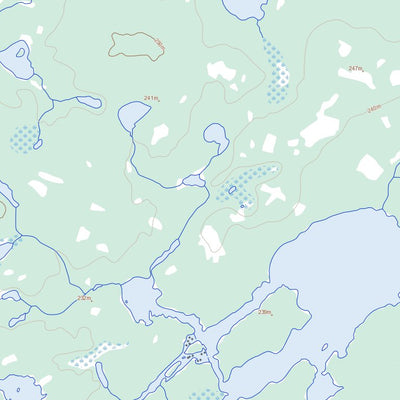 Bug Lake, ON (053G09 Toporama)