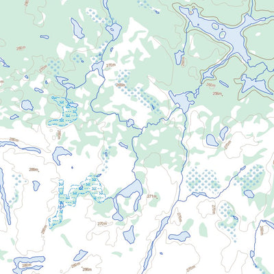 Bearbone Lake, ON (053G10 Toporama)
