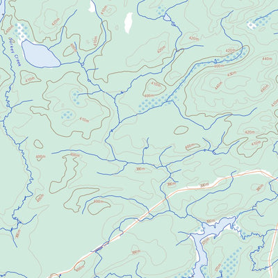 Aerofoil Lake, ON (052K10 Toporama)