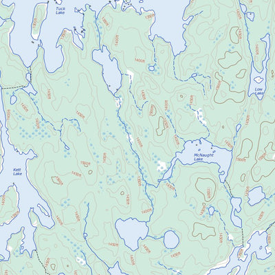 Basswood Lake, ON (052B04 Toporama)