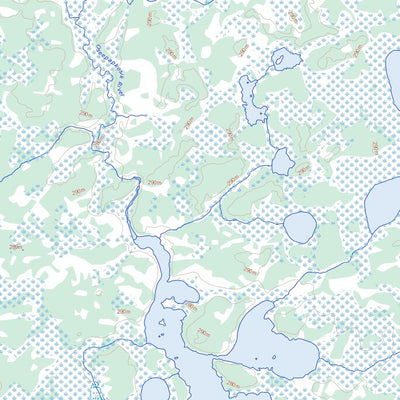 Namaykosogun Lake, MB (053E05 Toporama)