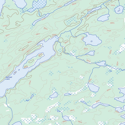 Weagamow Lake, ON (053B14 Toporama)