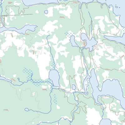 Stull Lake, MB (053K07 Toporama)