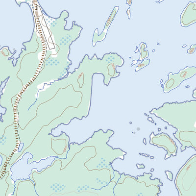 Wunnummin Lake, ON (053A14 Toporama)