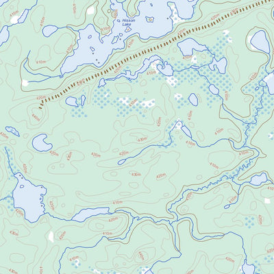 Nabimina Lake, ON (053C01 Toporama)