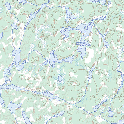 Artery Lake, MB (052M06 Toporama)