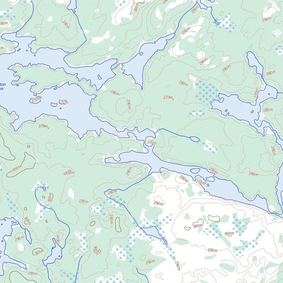 Hayward Lake, MB (053F12 Toporama)