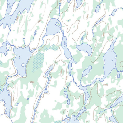 Reeb Lake, ON (053H02 Toporama)