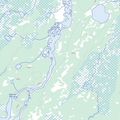 Semmens River, MB (053N04 Toporama)