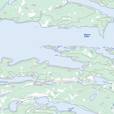 Munro Lake, MB (053L11 Toporama)