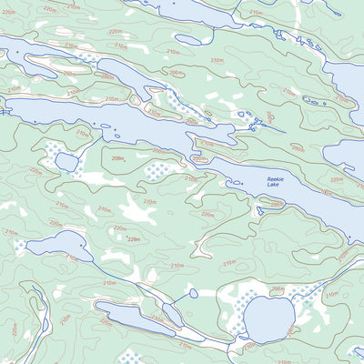 Munro Lake, MB (053L11 Toporama)