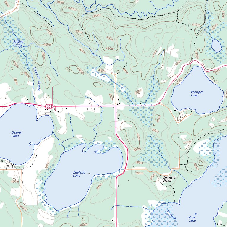Dryden, ON (052F15 Toporama) Map by Natural Resources Canada | Avenza Maps