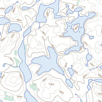 Whitehills Lake, NU (056D12 Toporama)