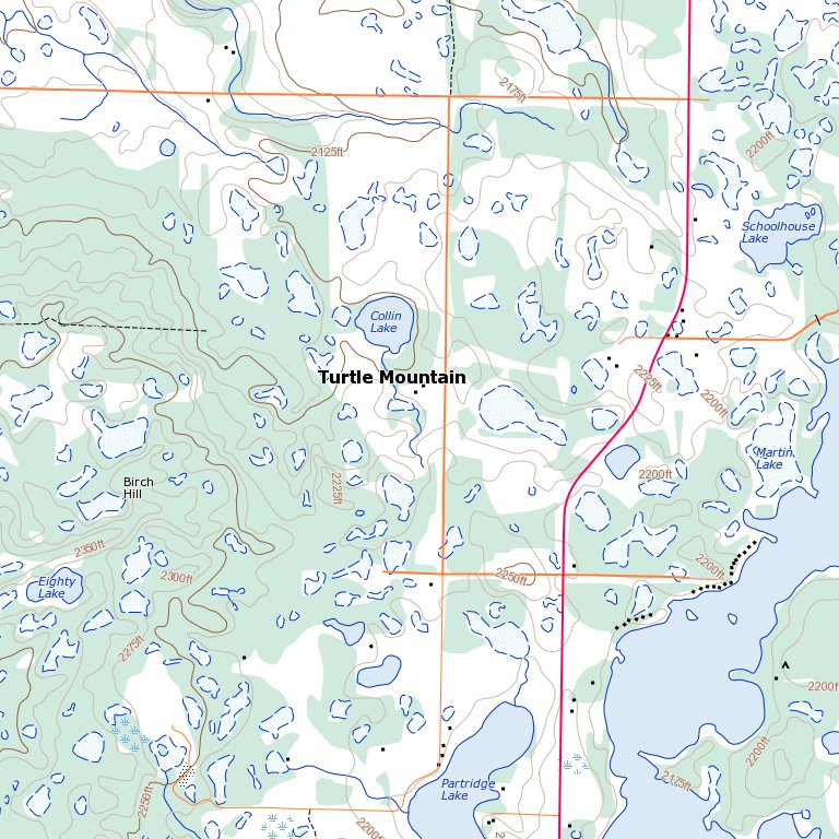 Deloraine, MB (062F01 Toporama) Map by Natural Resources Canada