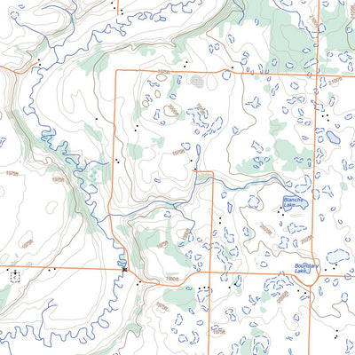 Burrows Lake, MB (062N06 Toporama)