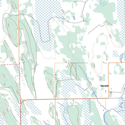 Harwill, MB (062P05 Toporama)