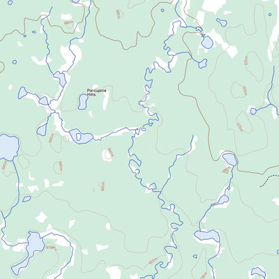 Townsend Lake, MB (063C05 Toporama)