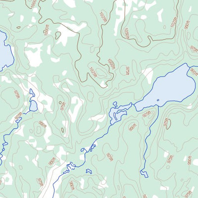 Leftrook Lake, MB (064B02 Toporama)