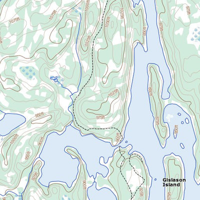 Mynarski Lakes, MB (064B03 Toporama)