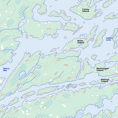 Cotton Lake, MB (063P02 Toporama)