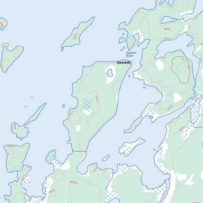 Sawbill, MB (064F12 Toporama)