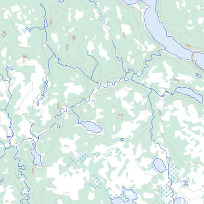 Billard Lake, MB (064H01 Toporama)