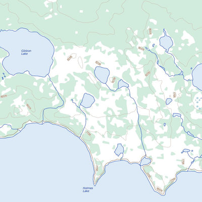 Holmes Lake, MB (064H02 Toporama)