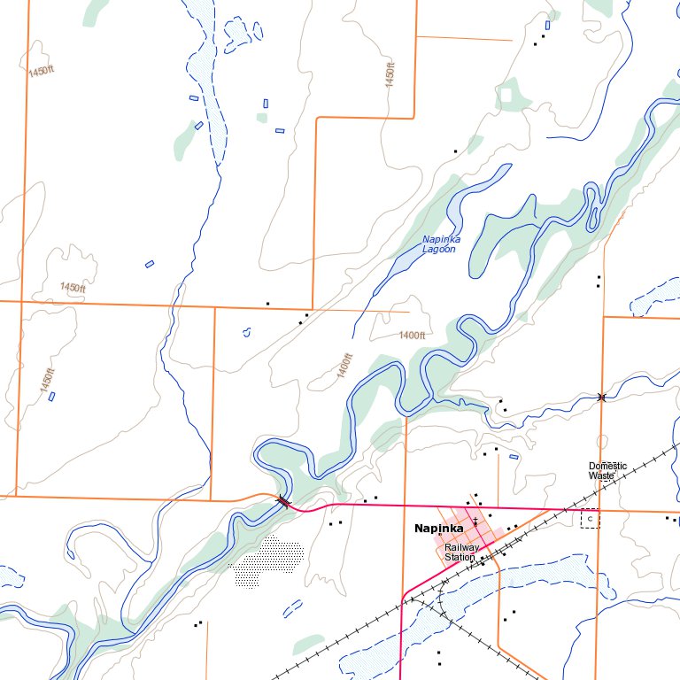 Hartney, MB (062F07 Toporama) Map by Natural Resources Canada Avenza Maps