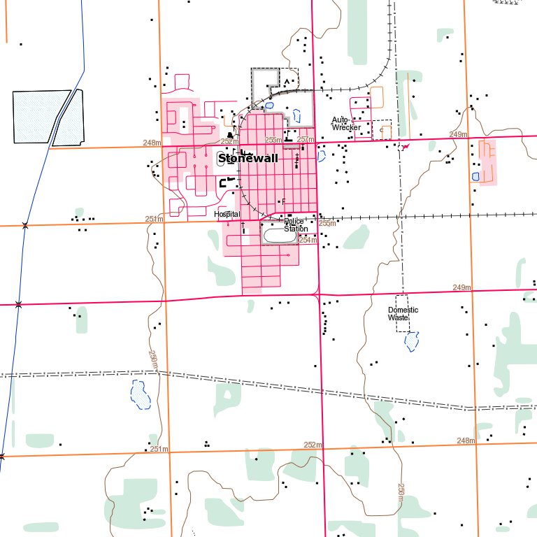 Stonewall, MB (062I03 Toporama) Map by Natural Resources Canada ...