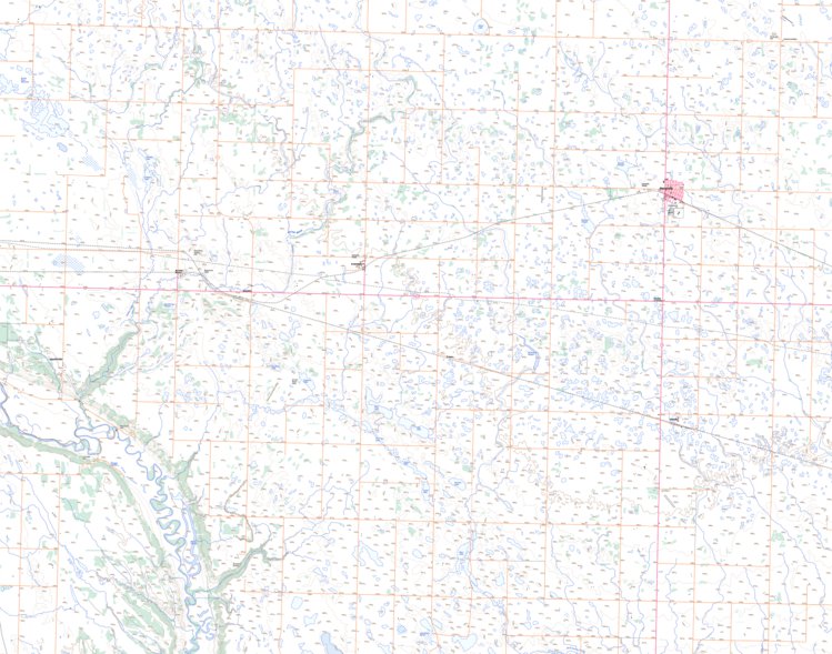 Hamiota, MB (062K02 Toporama) Map by Natural Resources Canada Avenza Maps