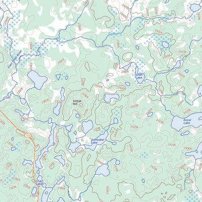 Singush Lake, MB (062N10 Toporama)