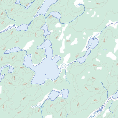 Carriere Lake, MB (064F05 Toporama)