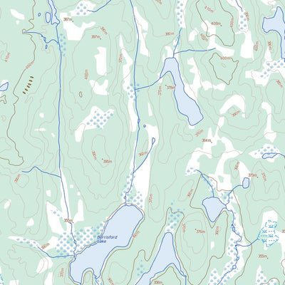 Carlson Lake, MB (064F06 Toporama)