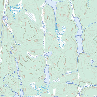 Carlson Lake, MB (064F06 Toporama)