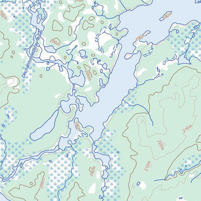 Lovat Lake, MB (064I10 Toporama)