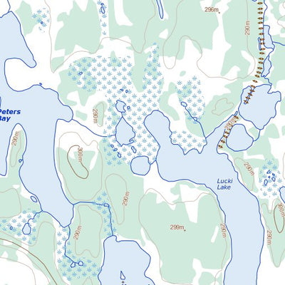 Baird Lake, MB (064O08 Toporama)