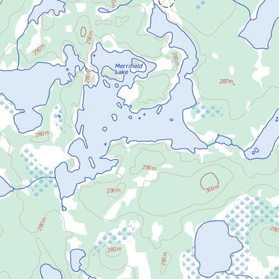 Shewfelt Lake, MB (064J10 Toporama)