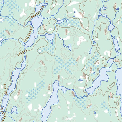 Battleford Lake, SK (064M11 Toporama)