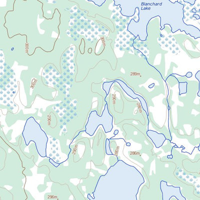 Adair Lake, MB (064O01 Toporama)