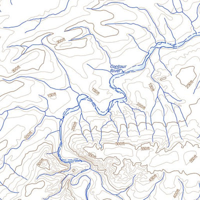 Contour River, NU (069F09 Toporama)