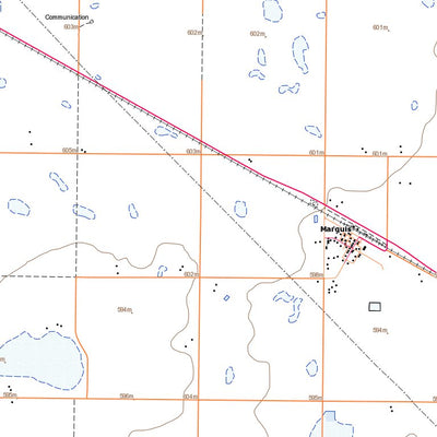 Marquis, SK (072I12 Toporama)